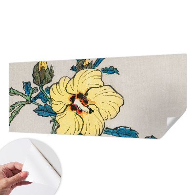 Fototapet barnrum Gul blomma