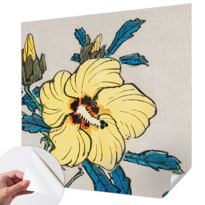 Fototapet barnrum Gul blomma