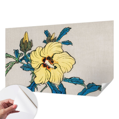 Fototapet barnrum Gul blomma