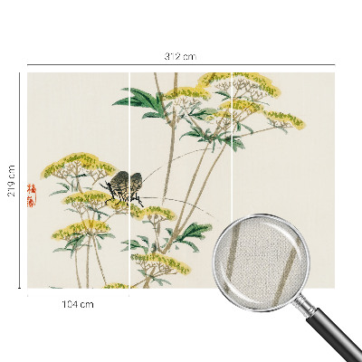 Fototapet för barn Blommor natur