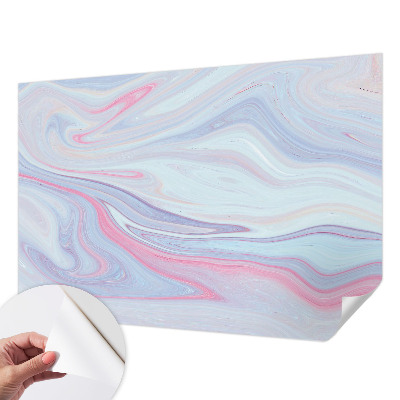 3D fototapet med pastellvirvel i mjuka färger