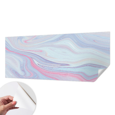 3D fototapet med pastellvirvel i mjuka färger
