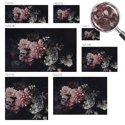 Fototapet barnrum Blomsterarrangemang
