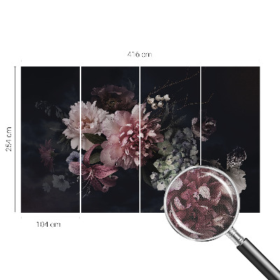 Fototapet barnrum Blomsterarrangemang
