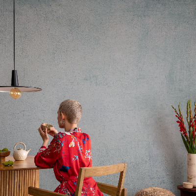 Självhäftande fototapet i grått betongmönster