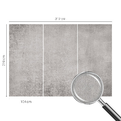 3D fototapet med betongmönster
