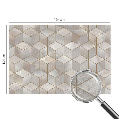 Fototapet barnrum Geometrisk mosaik
