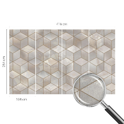 Fototapet barnrum Geometrisk mosaik