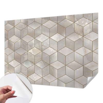 Fototapet barnrum Geometrisk mosaik