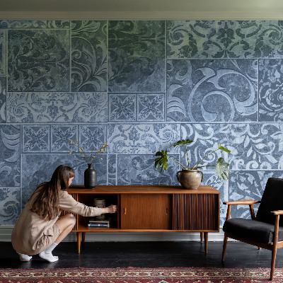 Självhäftande fotovägg Växtdekorationer