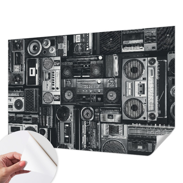 3D fototapet Retroradio