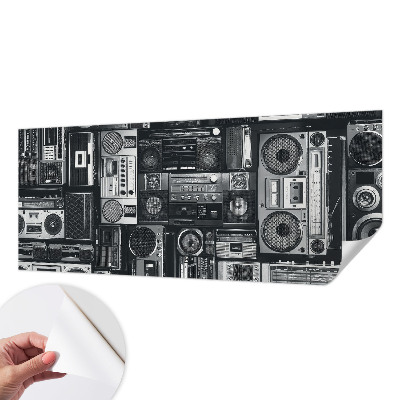 3D fototapet Retroradio