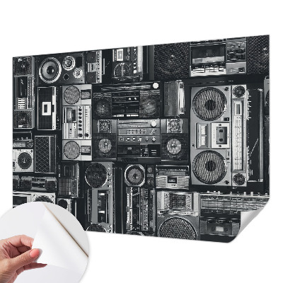 3D fototapet Retroradio