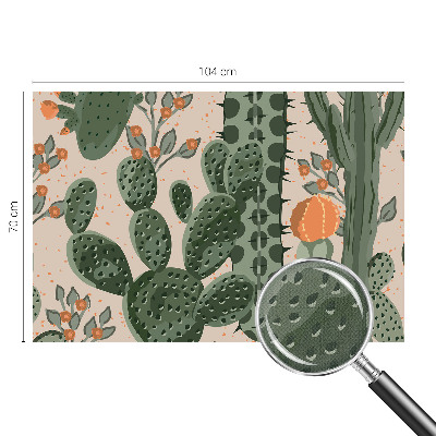 Fototapet för barn Gröna kaktusar