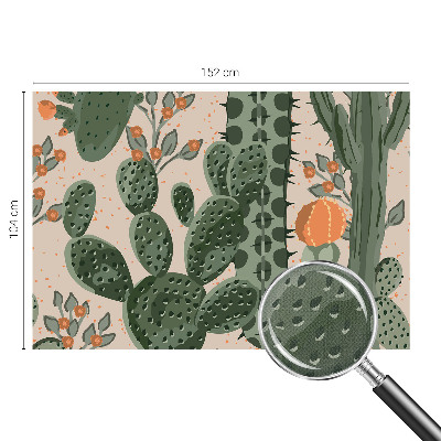 Fototapet för barn Gröna kaktusar