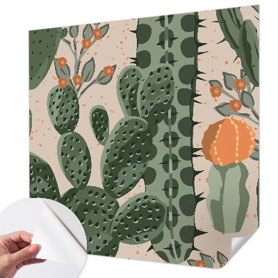 Fototapet för barn Gröna kaktusar
