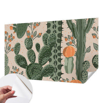 Fototapet för barn Gröna kaktusar
