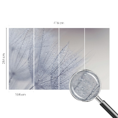 Självhäftande fototapet Daggig maskros