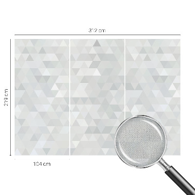 Självhäftande fotovägg Grått mönster