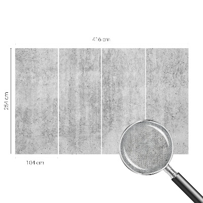 Peel and stick fototapet med motiv av betongvägg