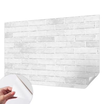 3D fototapet med motiv av en tegelvägg