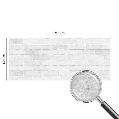 3D fototapet med motiv av en tegelvägg