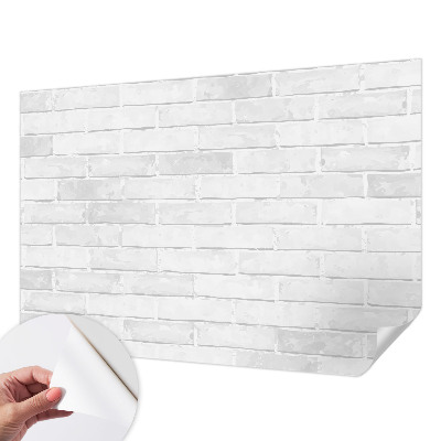 3D fototapet med motiv av en tegelvägg