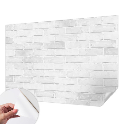 3D fototapet med motiv av en tegelvägg