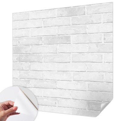 3D fototapet med motiv av en tegelvägg