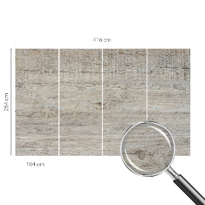 Fototapet barnrum Träringar