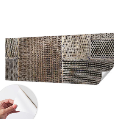 3D fototapet Metalliska mönster