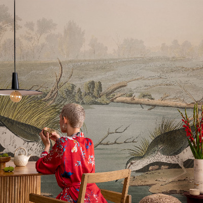 Fototapet för barn Ett fridfullt landskap