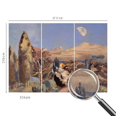 Fototapet för barn Skogslandskap