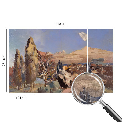 Fototapet för barn Skogslandskap