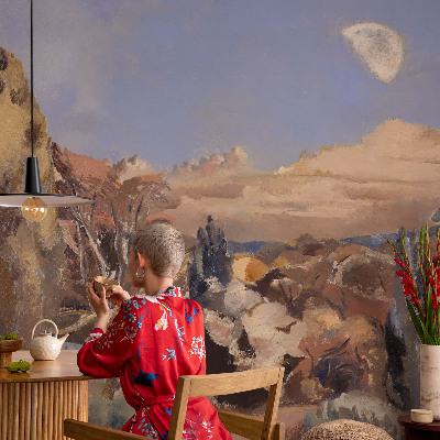 Fototapet för barn Skogslandskap