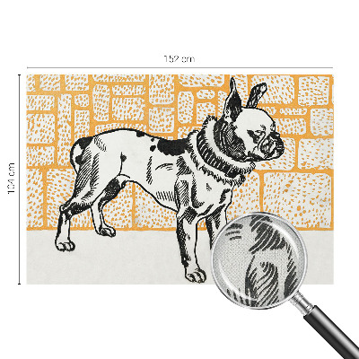 Peel and stick fototapet Retrohund