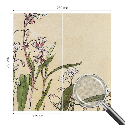 Fototapet barn Blommig elegans