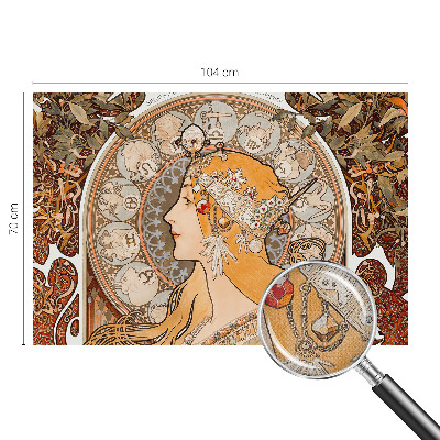 3D fototapet med zodiakiskt motiv i elegant design
