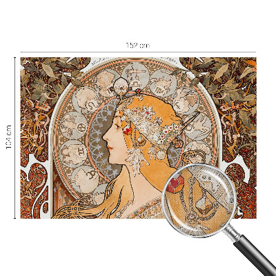 3D fototapet med zodiakiskt motiv i elegant design