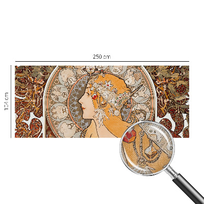 3D fototapet med zodiakiskt motiv i elegant design