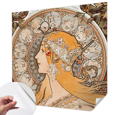 3D fototapet med zodiakiskt motiv i elegant design