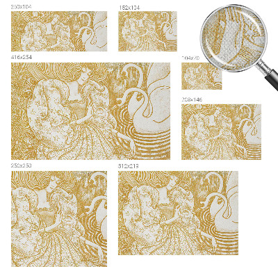 Fototapet barn Feminin elegans