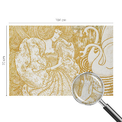 Fototapet barn Feminin elegans