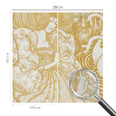 Fototapet barn Feminin elegans