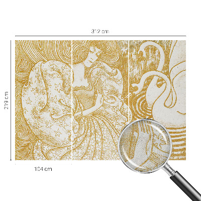 Fototapet barn Feminin elegans