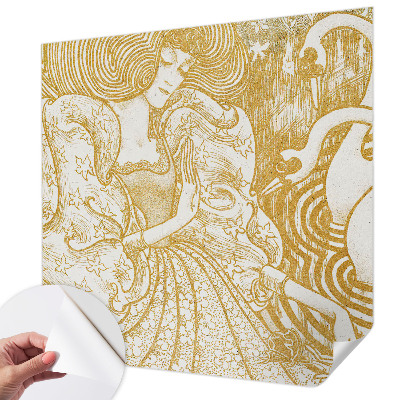 Fototapet barn Feminin elegans