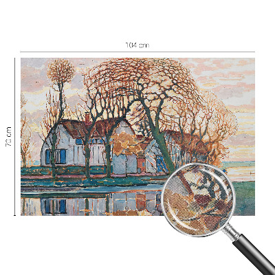 Självhäftande fotovägg Idylliskt landskap