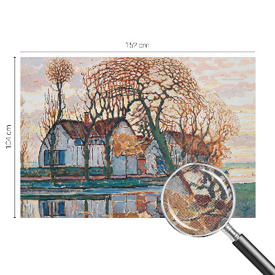 Självhäftande fotovägg Idylliskt landskap