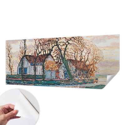 Självhäftande fotovägg Idylliskt landskap