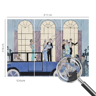 Självhäftande fototapet Art déco